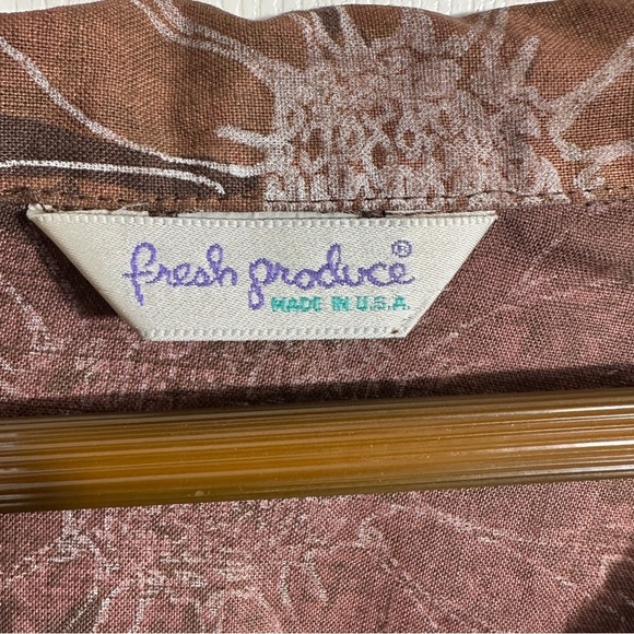 Fresh Produce linen top, loose, flowy, floral, multicolor, fall - Picture 4 of 9